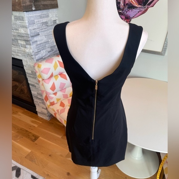 Black Halo Little Black Dress stunning fit size 10 - Picture 5 of 8